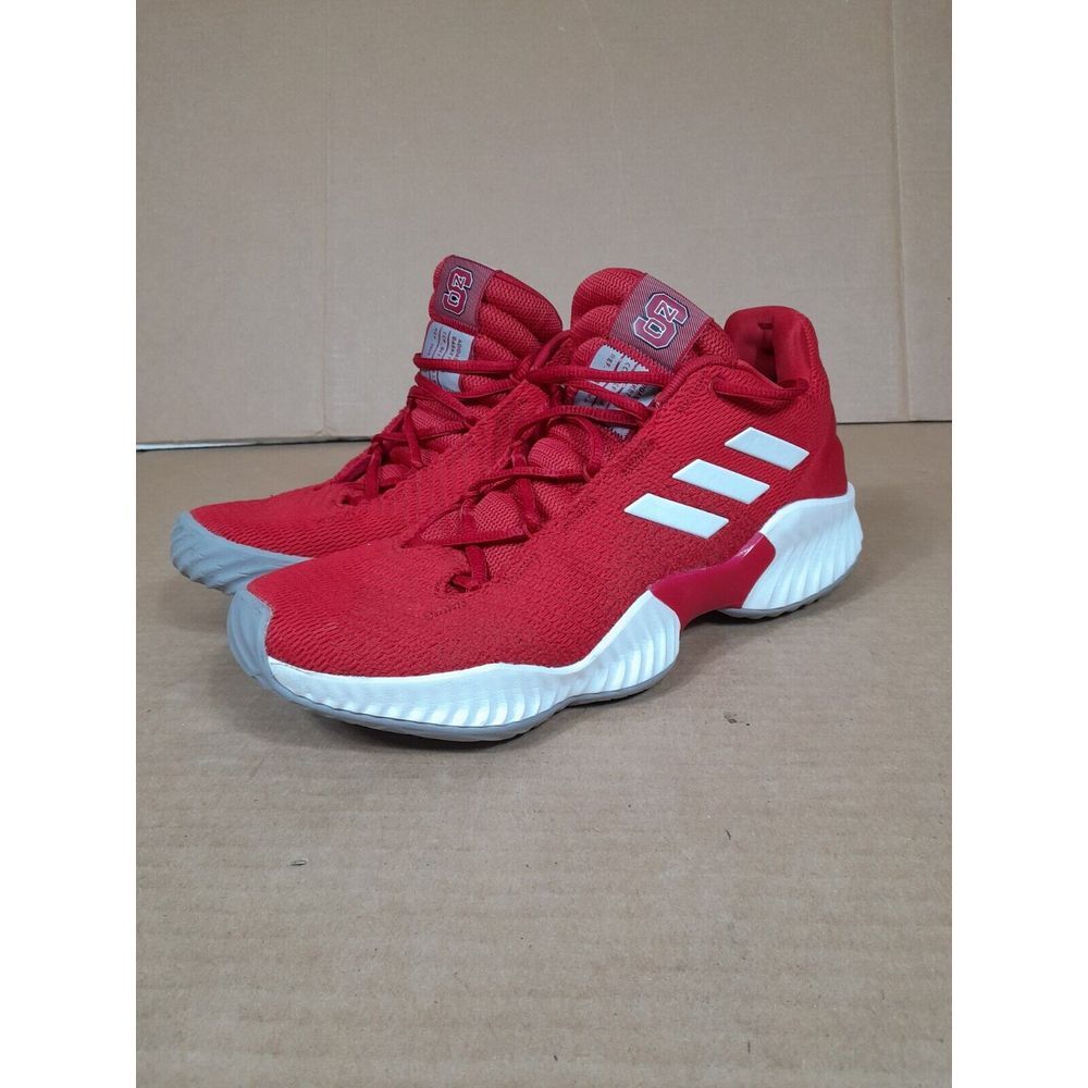 NC STATE WOLFPACK X Adidas Pro Boune Basketball SNEAKE Men Sz 8  NORTH‎ CAROLINA